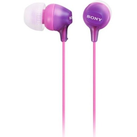 SONY Fashion Color - Ex Ear Bud Headphones - Violet MDREX15AP/V